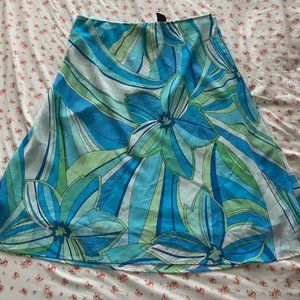 Vintage Flowy Midi Skirt